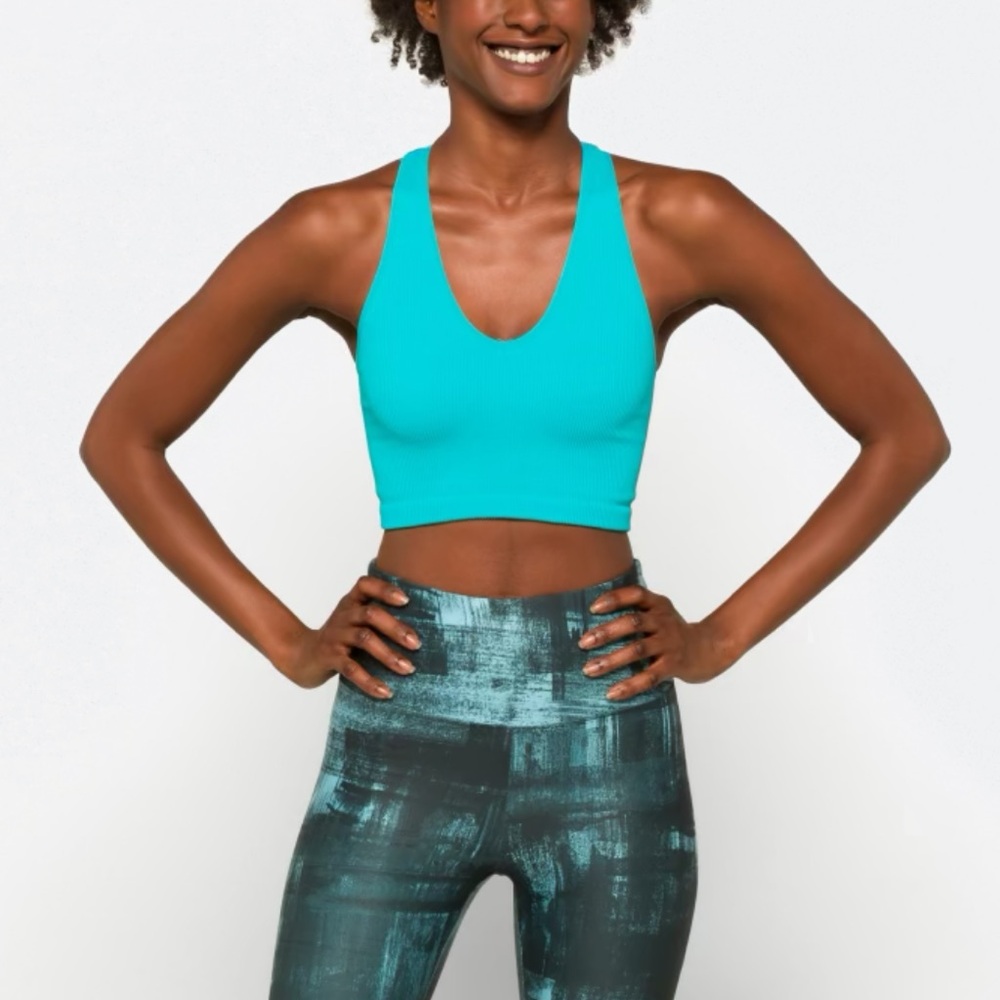 Free People Cropped Ribbed Tank